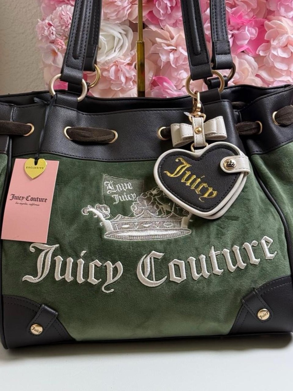 Juicy Couture Daydreamer Tote Bag Super Greens